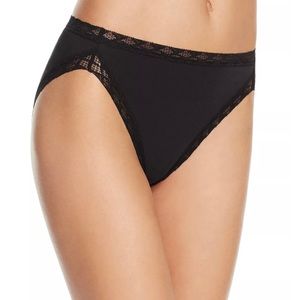 NWT Two Natori French Cut Black XXL Briefs